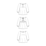 Hesperidal blouse sewing pattern
