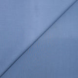 Coton uni bleu charrette