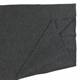 Bord-côte tubulaire anthracite chiné vendu au mètre