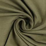 Jersey french terry coton Bio vert olive