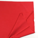 Red tubular ribbed cuffs per meter