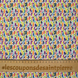 Multicolored white background cotton white background