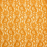 Dentelle polyester Sandrine moutarde