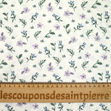 Celestial Green Celestial Cotton and Parma White Fond