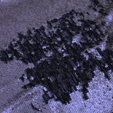 Tul de lentejuelas azul marino violada