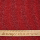 Maille Bianca côtelée rouge