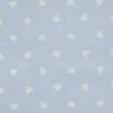 Cotton printed cotton stuck in light blue background