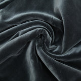 Velours de coton gris anthracite