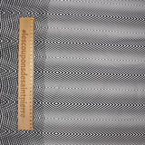 Jersey polyester optique noir et blanc