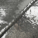 Gray sequin tulle
