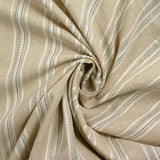 Polyester and linen with Lurex Silver Margot natural background