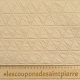 Currency jersey triangle light beige background