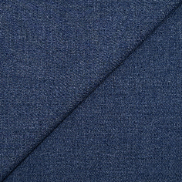 Tissu tailleur laine mélangée bleu