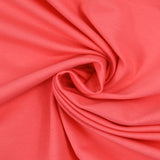 Jersey french terry cotton organic pink coral