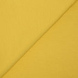 Jersey de coton french terry jaune tournesol