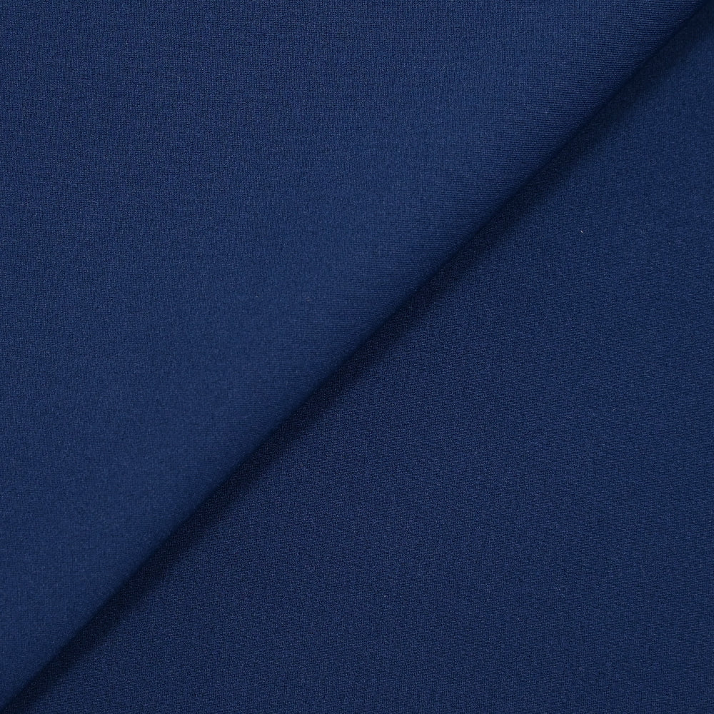 Coupon De Tissu Bleu Polyester/Tergal Neuf Au Mètre - Pour Vêtements, Couture - Uni, Origine France