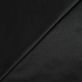 Satin de polycoton noir profond