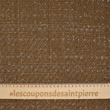 Tweed emma lurex polyester brown background