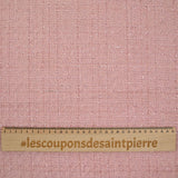 Tweed emma lurex polyester background pink