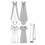 Patron n ° 2493: Dress disguise