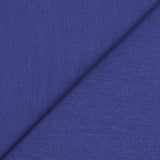 Jersey french terry coton Bio bleu indigo