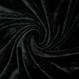 Jersey velours double face chiné noir