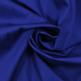 Roy blue cotton satin