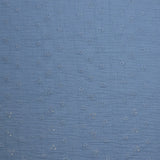 Double gaze brodée ajourée Lolita bleu