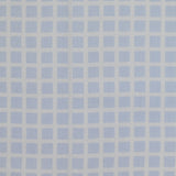 Piqué de coton imprimé carré bleu