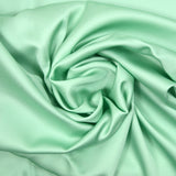 Satinado de viscosa verde de agua