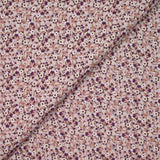 Coton imprimé s'épanouir violet, rose et blanc