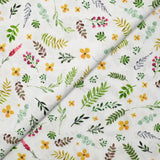 Cotton print herbalist white background