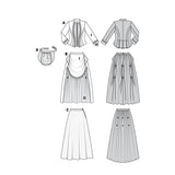 Patron n ° 7880: Historical dress (1888)