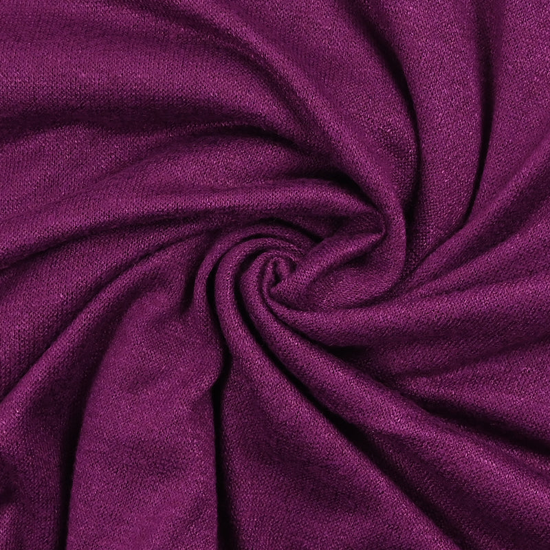 Violet polyviscose knitting knit