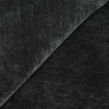 Maille côtelée polyester noir