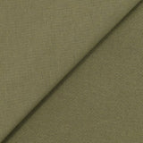 Jersey french terry coton Bio vert olive