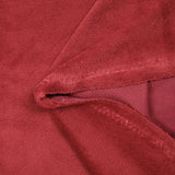 Maille éponge polyester rouge fraise