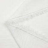 Astrid white satin polyester twill