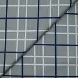 Algodón impreso de fondo gris