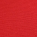 Red tubular ribbed cuffs per meter