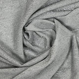 Jersey de polyester irisé gris chiné