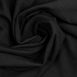 Maille polo coton élasthanne noir