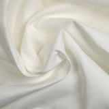 Popeline de coton thermocollée blanc