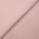 Jacquard satin nid d’abeille rose poudré