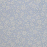 Cotton dive printed spring flowers light blue background