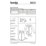 Patron Burda n°6632 : Blouse