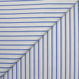 Algodón rayado Lola Blue White Fondo