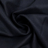 Sergé de laine mélangée bleu foncé