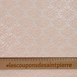 Dentelle polycoton Mariela rose saumon