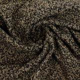 Lainage bouclette grège chiné noir